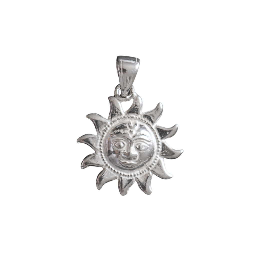 Helios Pendant Necklace- silver