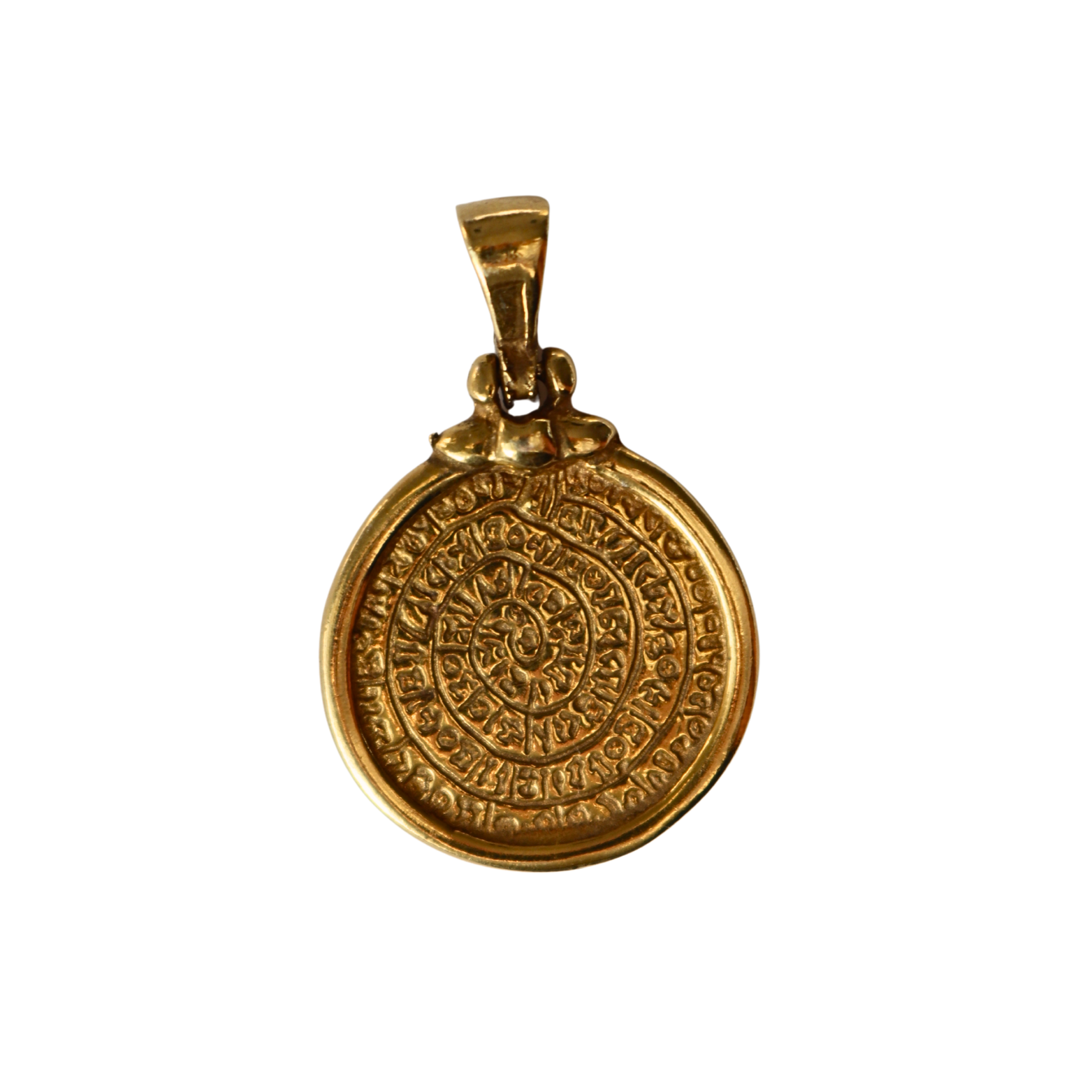 Cretan Coin Pendant - Gold