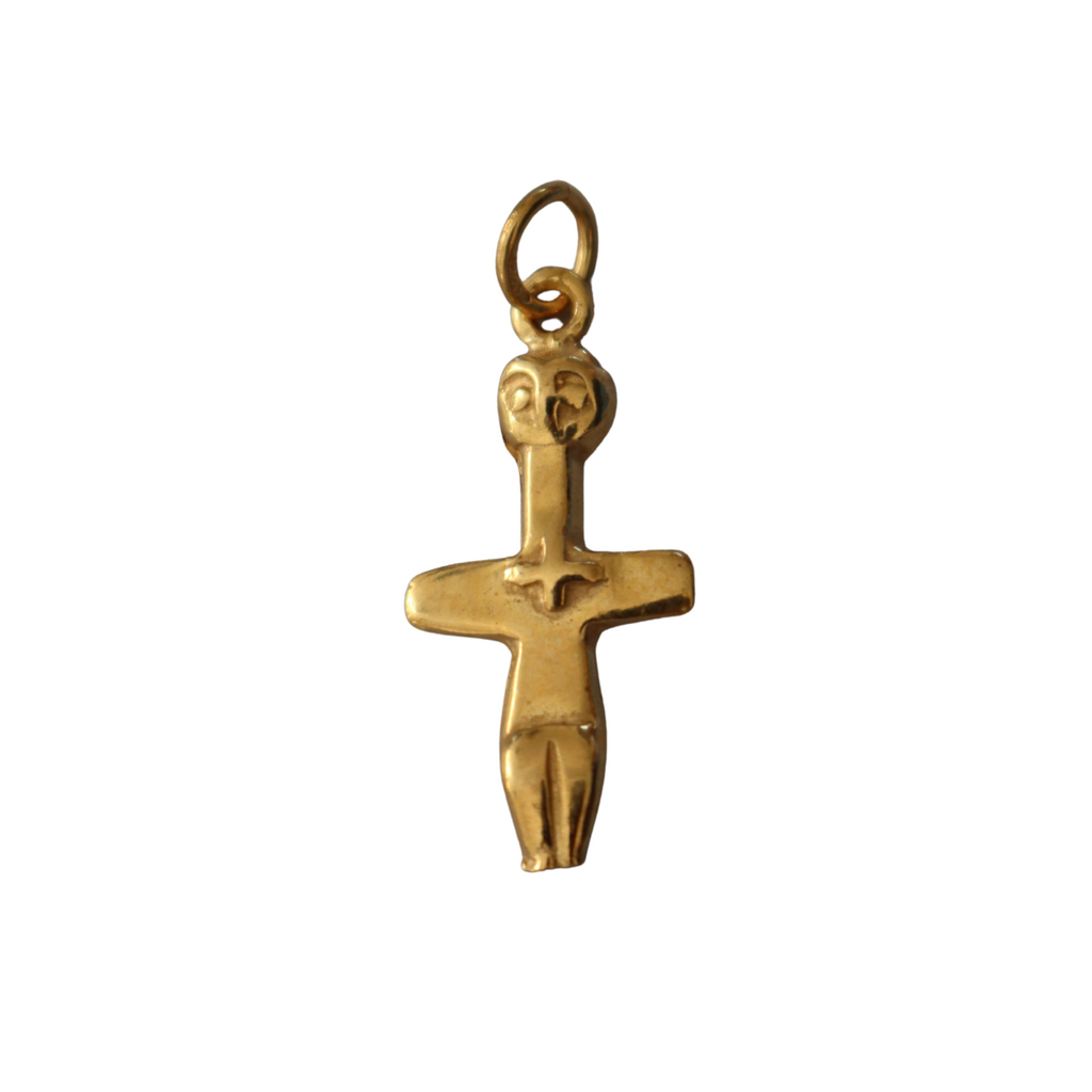 The Idol of Pomos Pendant - Gold