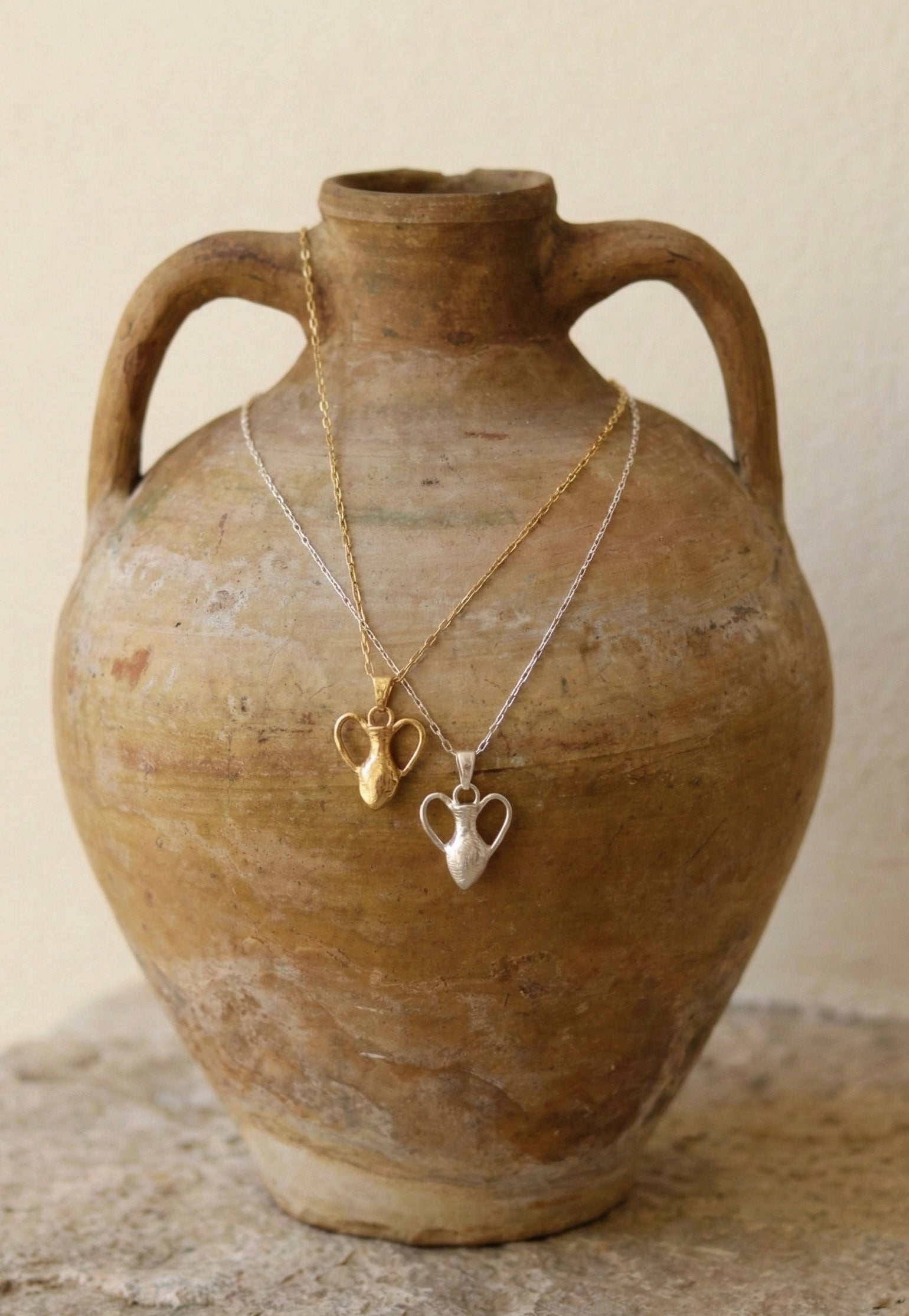 Amphora Pendant - Silver