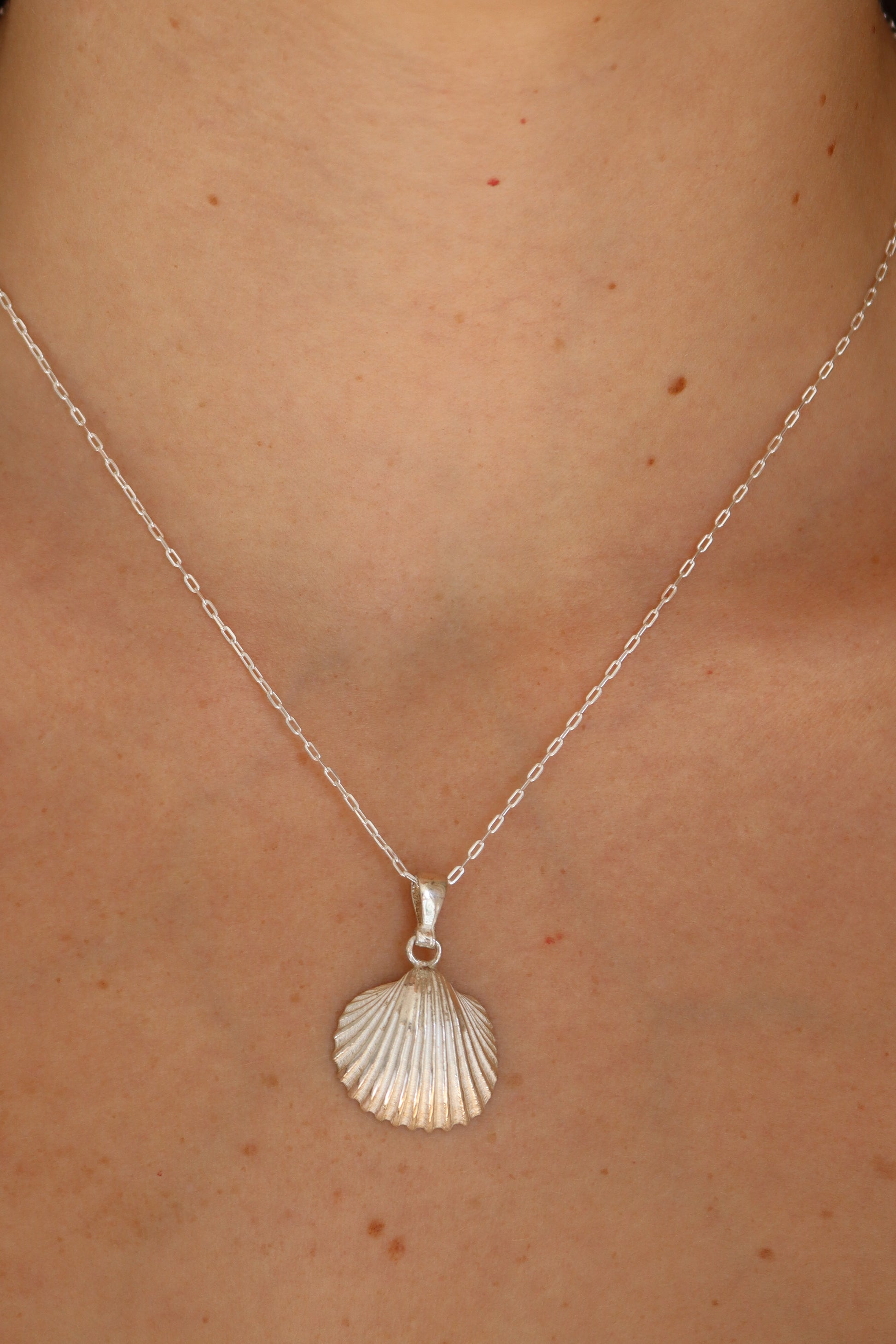 Shell Pendant - Silver