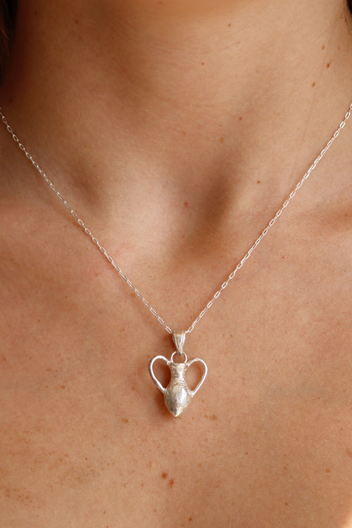 Amphora Pendant - Silver