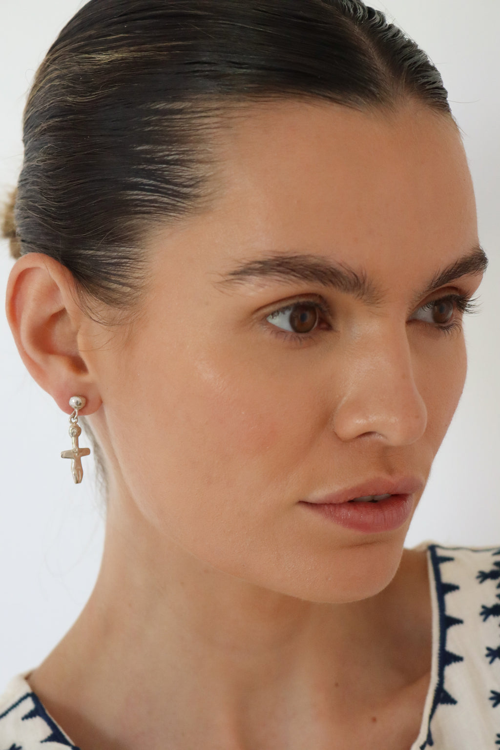 The Idol of Pomos Earrings - Silver