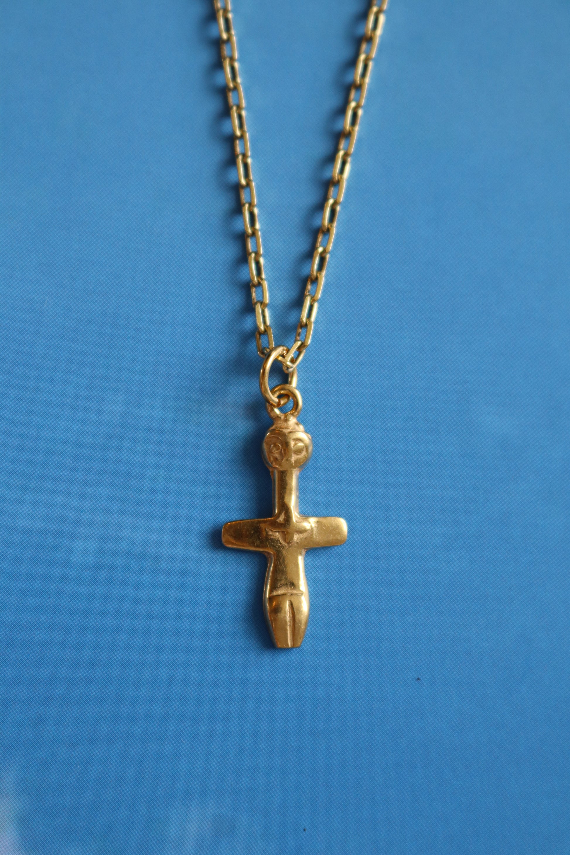 The Idol of Pomos Pendant - Gold