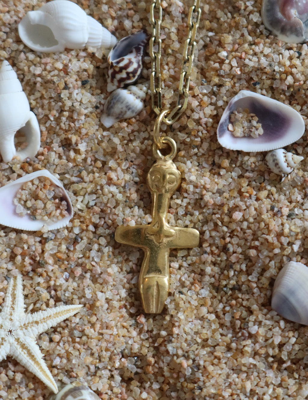 The Idol of Pomos Pendant - Gold