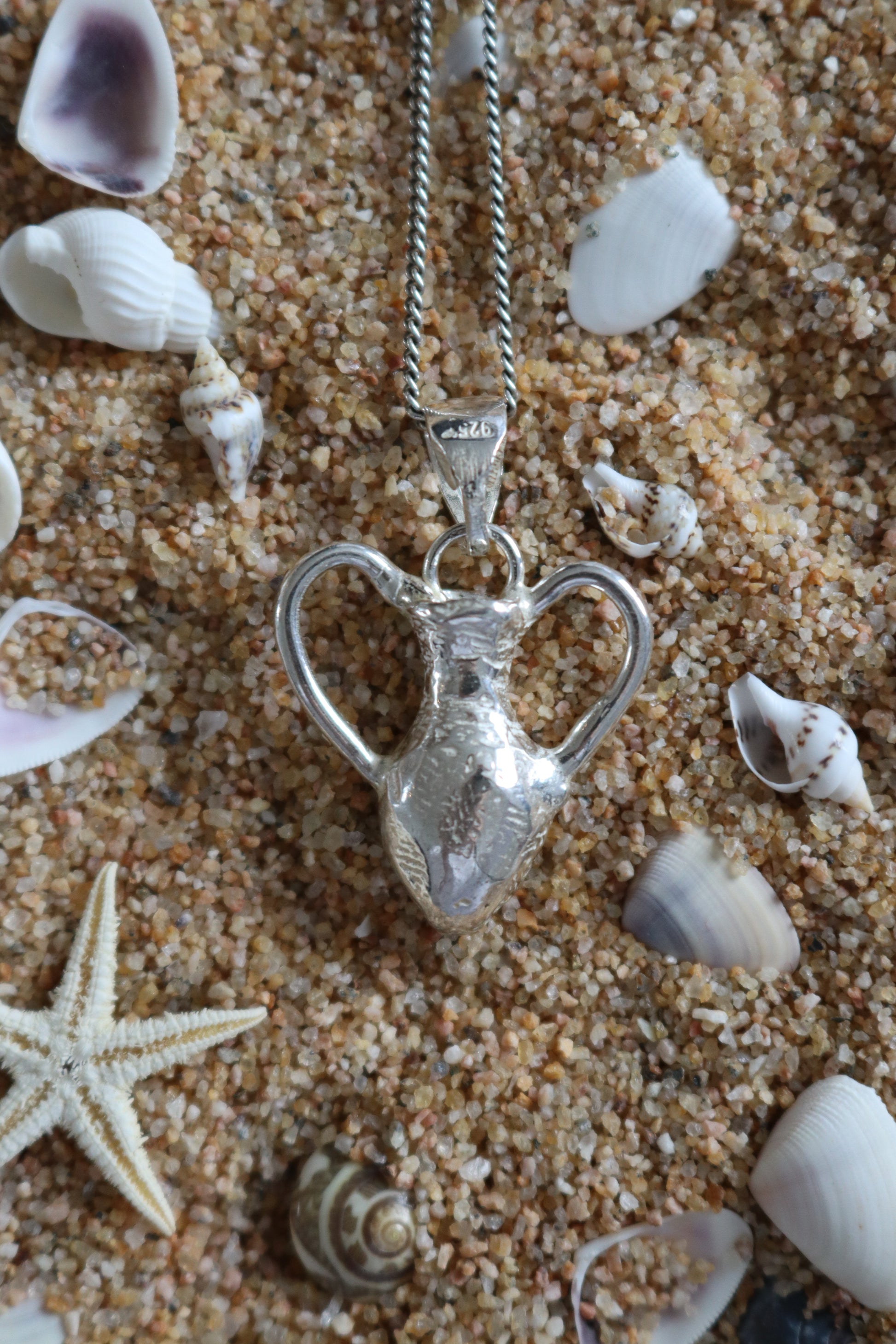 Amphora Pendant - Silver