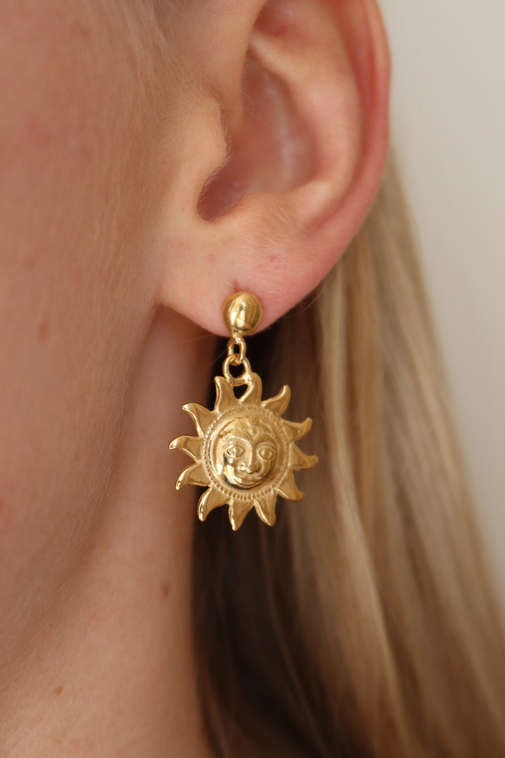 Helios Earrings - Gold