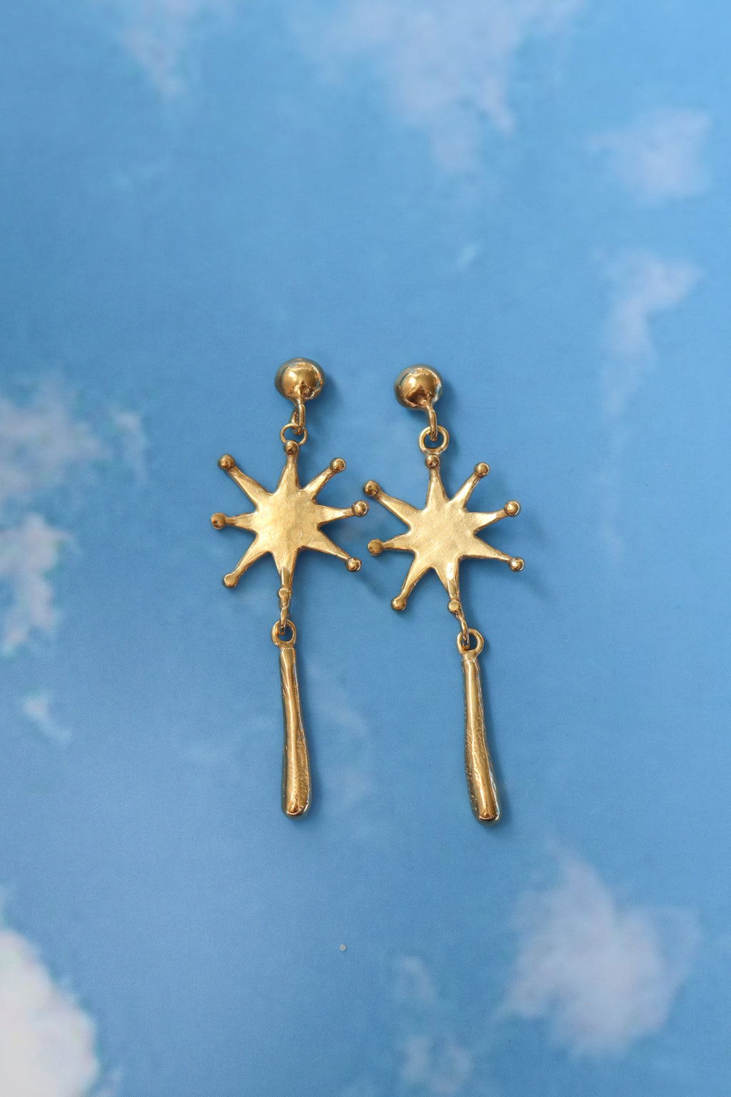 Shooting Star Earrings  - Gold