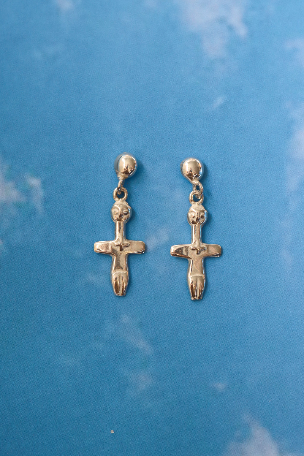 The Idol of Pomos Earrings - Silver