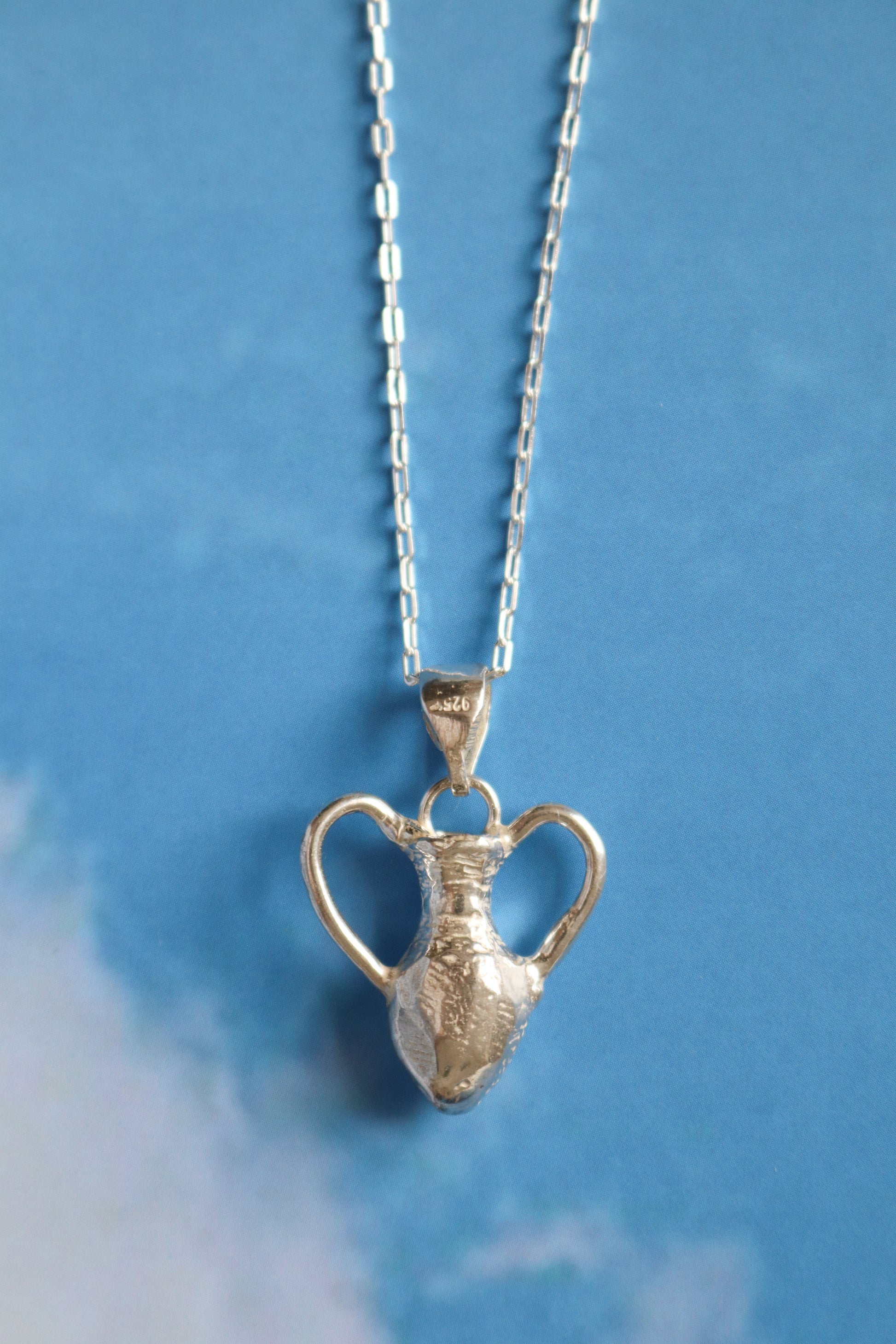 Amphora Pendant - Silver